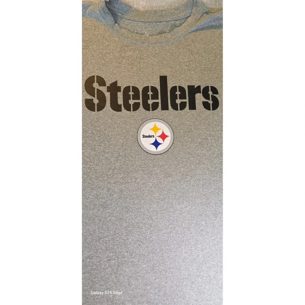 Nike NFL Pittsburgh Steelers Mens XL Gray Dri-FIT Long Sleeve Shirt Performance